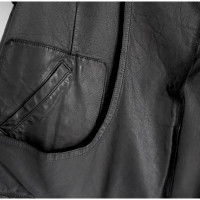 Marni Jacke/Mantel aus Leder in Schwarz