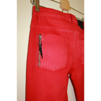 Costume National Jeans en Coton en Rouge