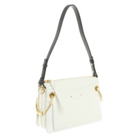 Chloé Borsa a tracolla in Pelle in Crema