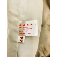 Marni Jacke/Mantel aus Leder in Braun