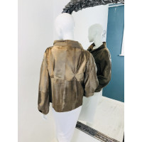 Marni Jacket/Coat Leather in Brown