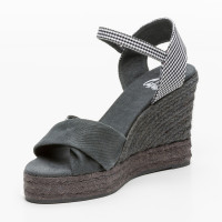 Castañer Wedges Canvas in Grey