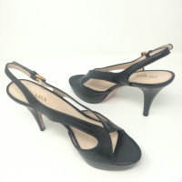 Prada Sandals Leather in Black