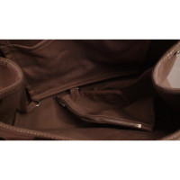 Hermès Handtasche aus Canvas in Braun