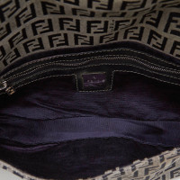 Fendi Handbag Canvas in Grey