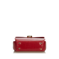 Salvatore Ferragamo Handtas Leer in Rood