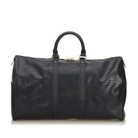 Louis Vuitton Keepall 45 Leather in Black