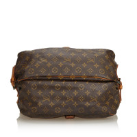 Louis Vuitton Saumur 30 aus Canvas in Braun