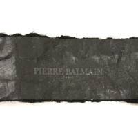 Balmain Gürtel aus Canvas in Schwarz