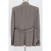 Armani Collezioni Jacke/Mantel aus Wolle in Grau