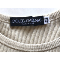 Dolce & Gabbana Tricot en Coton en Beige
