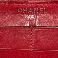 Chanel Borsette/Portafoglio in Pelle verniciata in Rosso