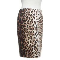 Moschino skirt with leopard pattern
