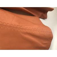 Max & Co Jacke/Mantel aus Leder in Orange