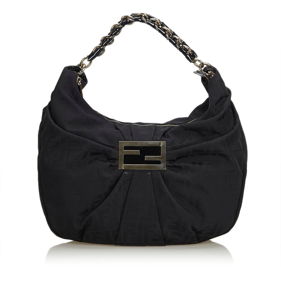 Fendi Shoulder bag Canvas in Black