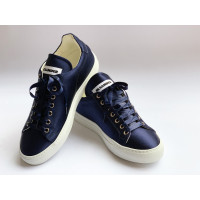 Jil Sander Chaussures de sport en Soie en Bleu