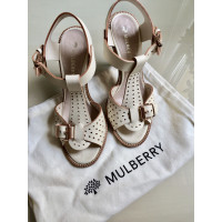 Mulberry Sandals Leather in Cream