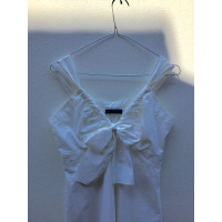 Prada Vestito in Cotone in Bianco