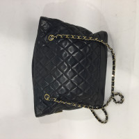 Chanel Umhängetasche aus Leder in Schwarz
