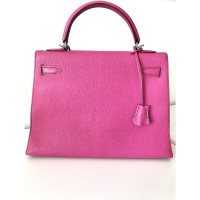 Hermès Kelly Bag 32 Leer in Roze