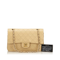 Chanel Classic Medium Double Flap Bag leather in beige