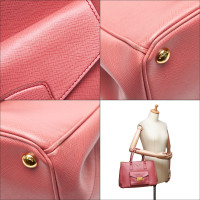 Prada Galleria Bag in pink / pink leather