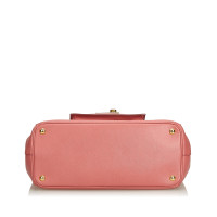 Prada Galleria Bag aus Leder in Rosa / Pink