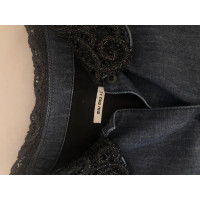 Miu Miu Kleid aus Jeansstoff in Blau