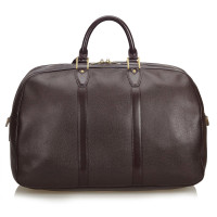 Louis Vuitton Travel bag Leather in Bordeaux