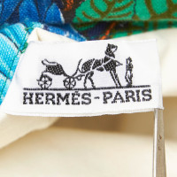 Hermès Sac fourre-tout en Toile en Vert