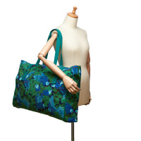 Hermès Tote bag Canvas in Groen