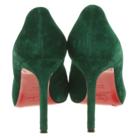 Christian Louboutin Pumps/Peeptoes Suede in Green