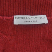 Brunello Cucinelli Strick aus Kaschmir in Rot
