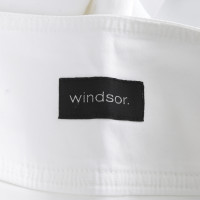 Windsor Gonna in Cotone in Bianco