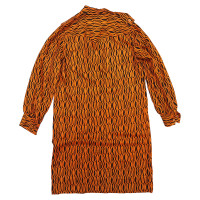 Christian Dior Dress Silk in Orange