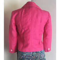 Ralph Lauren Jacke/Mantel aus Leinen in Rosa / Pink