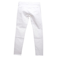 Maje Pantaloni in crema bianca