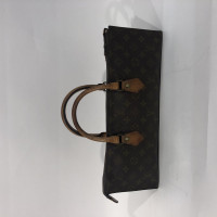 Louis Vuitton Handtasche aus Canvas in Braun