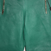 Joseph Trousers Leather in Green