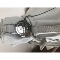 Lancel Handtasche aus Leder in Weiß
