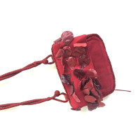 Valentino Garavani Umhängetasche aus Baumwolle in Rot