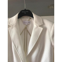 Patrizia Pepe Jacke/Mantel aus Baumwolle in Weiß