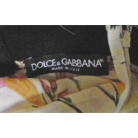 Dolce & Gabbana Kleid aus Seide in Creme