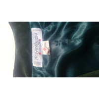 Yves Saint Laurent Jacke/Mantel aus Wildleder in Grün