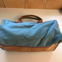 Longchamp Handbag Cotton in Blue