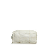 Prada Tote Bag aus Canvas in Weiß
