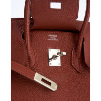 Hermès Birkin Bag 25 in Pelle in Rosso