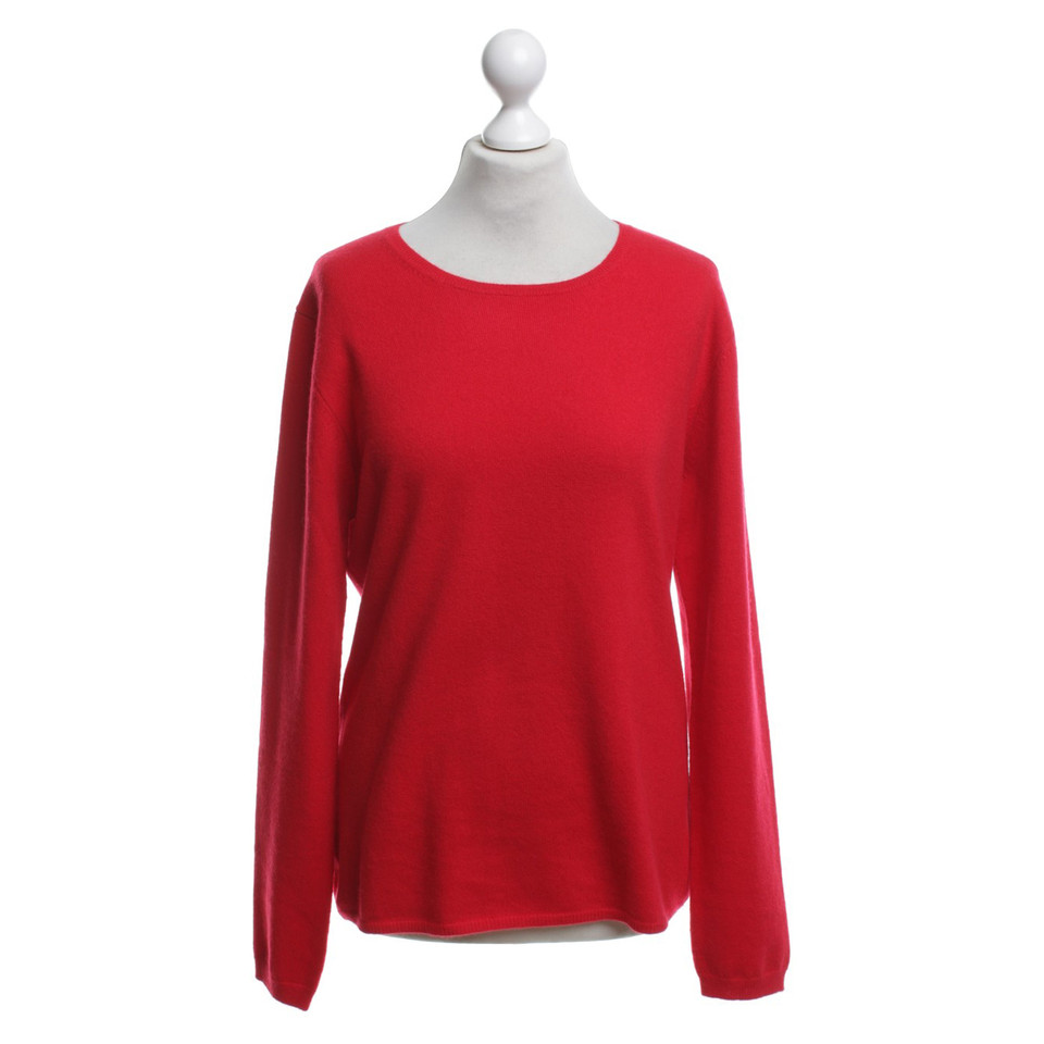Allude Kaschmirpullover in Rot