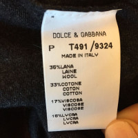 Dolce & Gabbana Oberteil aus Wolle in Schwarz