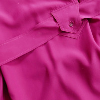 Yves Saint Laurent Silk dress in fuchsia